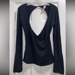 Vintage open back blouse/ SOLD